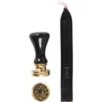 Creativ Company Zegel set, d 17 mm, zwart, 1 set - thumbnail