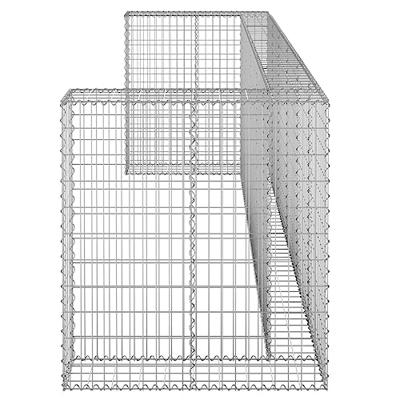 Schanskorf voor containers 325x100x110 cm gegalvaniseerd staal