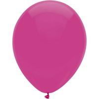 Ballonnen magenta 30cm 10 stuks - thumbnail