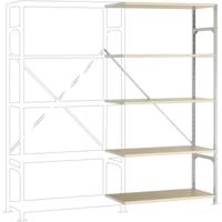 Manuflex RM3129 Magazijnstelling uitbreidingsmodule (b x h x d) 1000 x 2000 x 800 mm Hout - thumbnail