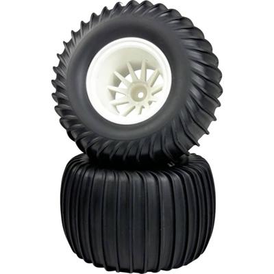 Absima 1:10 Monstertruck Complete wielen Sand Wit 2 stuk(s)