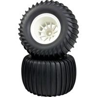 Absima 1:10 Monstertruck Complete wielen Sand Wit 2 stuk(s) - thumbnail