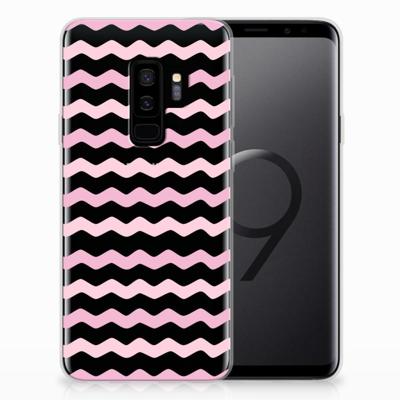 Samsung Galaxy S9 Plus | TPU bumper | Waves Roze Samsung Galaxy S9 Plus | TPU bumper | Waves Roze
