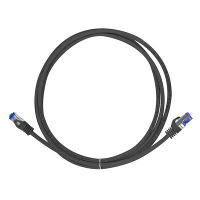 LogiLink C6A013S RJ45 Netwerkkabel, patchkabel CAT 6A S/FTP 0.25 m Zwart 1 stuk(s)