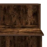 Receptiebalie 100x50x103,5 cm bewerkt hout gerookt eikenkleurig - thumbnail