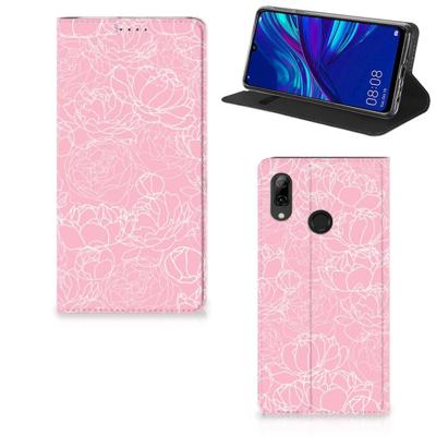Huawei P Smart (2019) Smart Cover White Flowers