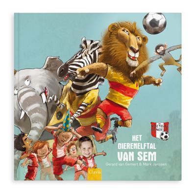 Boek met naam en foto - Jouw eigen dierenelftal - Hardcover