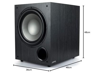 Jamo: C912 Subwoofer - Zwart Jamo: C912 Subwoofer - Zwart