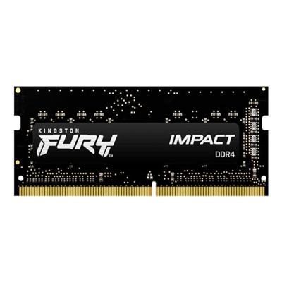 Kingston FURY Impact Werkgeheugenset voor laptop DDR4 32 GB 2 x 16 GB Non-ECC 3200 MHz 260-pins SO-DIMM CL20 KF432S20IBK2/32