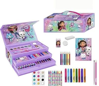 Activiteitendoos om te Kleuren Gabby's Dollhouse Lila