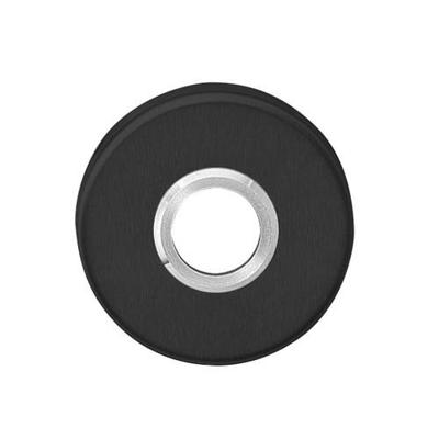 Rozetten staal verdekt ø53x10mm rvs zwart