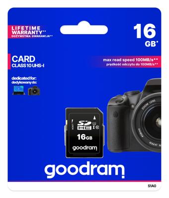 GOODRAM SDHC 16GB CL10 UHS-I