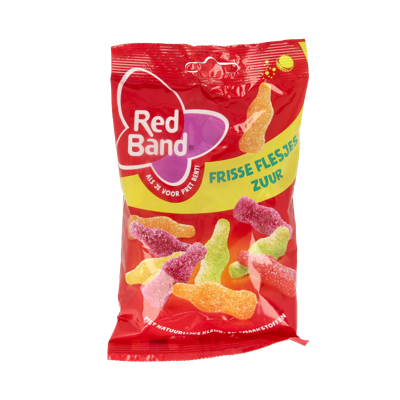 Red Band Frisse flesjes 120 Gram Red Band Frisse flesjes 120 Gram