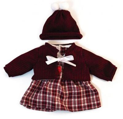 Miniland Poppenkleding Winter 38 Cm Polyester Rood 4-delig