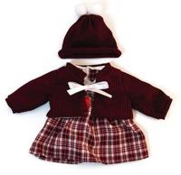 Miniland Poppenkleding Winter 38 Cm Polyester Rood 4-delig - thumbnail