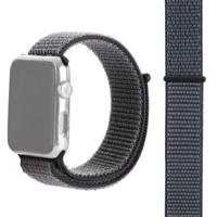 Eenvoudige mode nylon horlogebandje voor Apple Watch serie 5 & 4 44mm/3 & 2 & 1 42mm met magische stok (Space Grey) - thumbnail