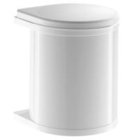 Hailo 3555-001 Compact-Box M Prullenbak 15L Wit - thumbnail