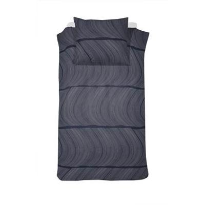 Damai Ocean Dekbedovertrek - 1-persoons (140x200/220 Cm + 1 Sloop) - Katoen Satijn - Indigo