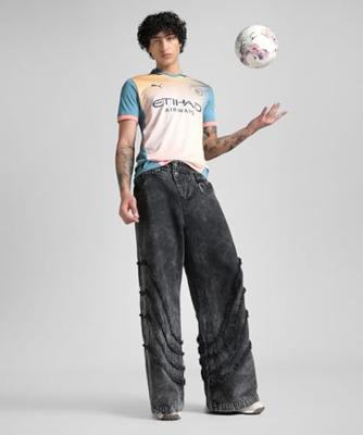 Manchester City 4rd Shirt Senior 2024/2025 - Maat S - Kleur: BeigeLichtblauw | Soccerfanshop Manchester City 4rd Shirt Senior 2024/2025 - Maat S - Kleur: BeigeLichtblauw | Soccerfanshop