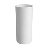 Waskom Cipi Cilindro 40x40x90 cm Solid Surface Mat Wit Cipi - thumbnail