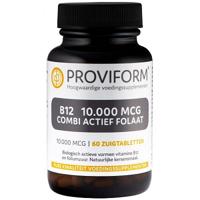 Proviform Vitamine B12 10.000mcg combi actief folaat 60 Zuigtabletten - thumbnail