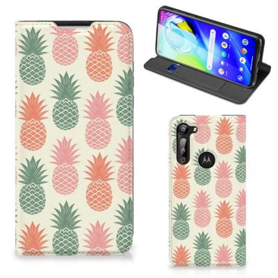 Motorola Moto G8 Power | Flip Style Cover | Ananas
