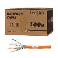 LogiLink CPV0060 Netwerkkabel CAT 7 S/FTP Oranje 100 m - thumbnail
