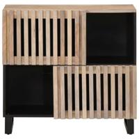 Dressoir 80x34x75 cm massief mangohout - thumbnail