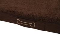 Sun Garden buddy orthopedisch hondenkussen 100x65x10cm donkerbruin - thumbnail