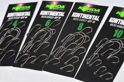 Korda Kontinental Hook Size 4, 10 st