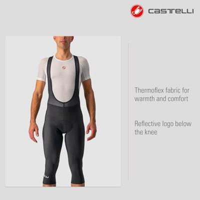 Castelli Entrata Thermal bibknicker zwart heren XXL