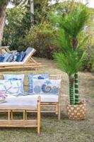 Decoratieve plant Home ESPRIT Polyethyleen Cement Palmboom 100 x 100 x 235 cm - thumbnail