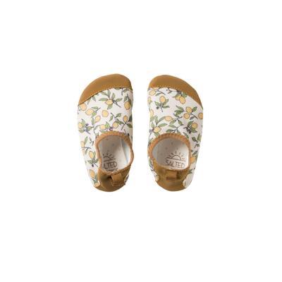Salted Stories zomer waterschoenen meisjes/jongens - geel - Lemons