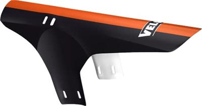 Velox voorspatbord mtb zwart/oranje