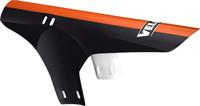 Velox voorspatbord mtb zwart/oranje - thumbnail