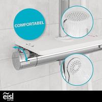 EISL hoofddoucheset met thermostaatkraan grande vita chroomwit - thumbnail