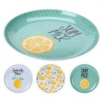 Excellent Houseware bord ø20 cm lemon 3 assorti - thumbnail