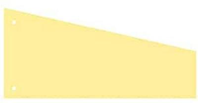 Kangaro 07070-07-TR Scheidingsstrook 2-gaats Trapezium 180gr RC Geel