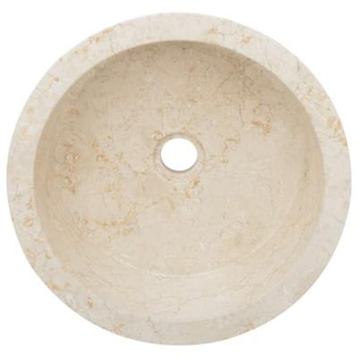 Gootsteen 40x15 cm marmer crmekleurig