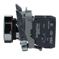 Schneider Electric XB4BA21 Harmony XB4BA21 Druktoets Bedieningsknop vlak 1 knop Zwart Druk-ontgrendeling 1 stuk(s) - thumbnail