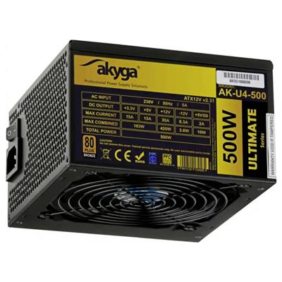 Akyga PC-netvoeding 500 W ATX 80 Plus Bronze