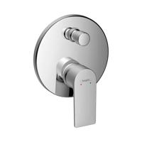Badmengkraan Inbouw HansGrohe Rebris E Eengreeps Met Zekerheidscombinatie EN1717 Voor iBox Universal Chroom - thumbnail