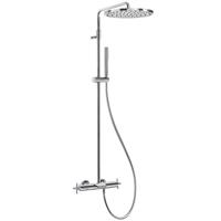 TRES Bimax regendouche set opbouw met 30cm hoofddouche incl. baduitloop 06331201 - thumbnail