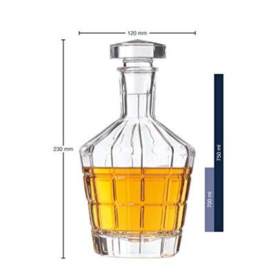Leonardo Spiritii Decanteerset, 2 whiskey glazen en decanteerkaraf Leonardo Spiritii Decanteerset, 2 whiskey glazen en decanteerkaraf