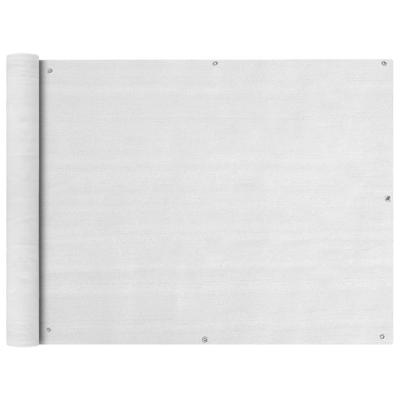 VidaXL Balkonscherm wit 90x600 cm hdpe