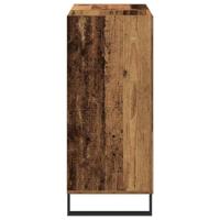 Platenkast met plank Oud hout 85 x 38 x 89 cm Bewerkt hout - thumbnail