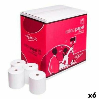Thermische Papierrol Fabrisa Wit 8 Onderdelen (6 Stuks)