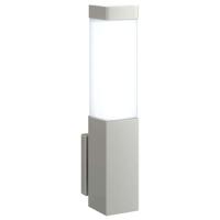 VidaXL Buiten wandlamp 2 pcs zilver 10.5 x 6 x 33 cm - thumbnail