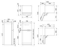 Smeg FAB50LCR5 linksdraaiend - thumbnail