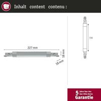 Paulmann 95325 230V-railsysteemcomponenten Flexverbinder Chroom (mat) - thumbnail